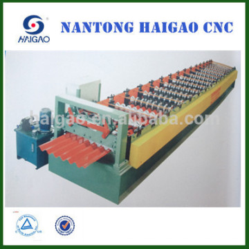 Máquina de fabricación de acero de color de una sola capa CNC Máquina de fabricación de hierro de undulador / techo